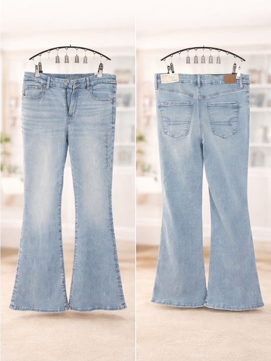 American Eagle Outfitters Denim - American EagleLight Blue Women's Flared Jeans new with tags